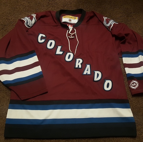 koho Other - Vintage Colorado avalanche Koho Third jersey Sz L
